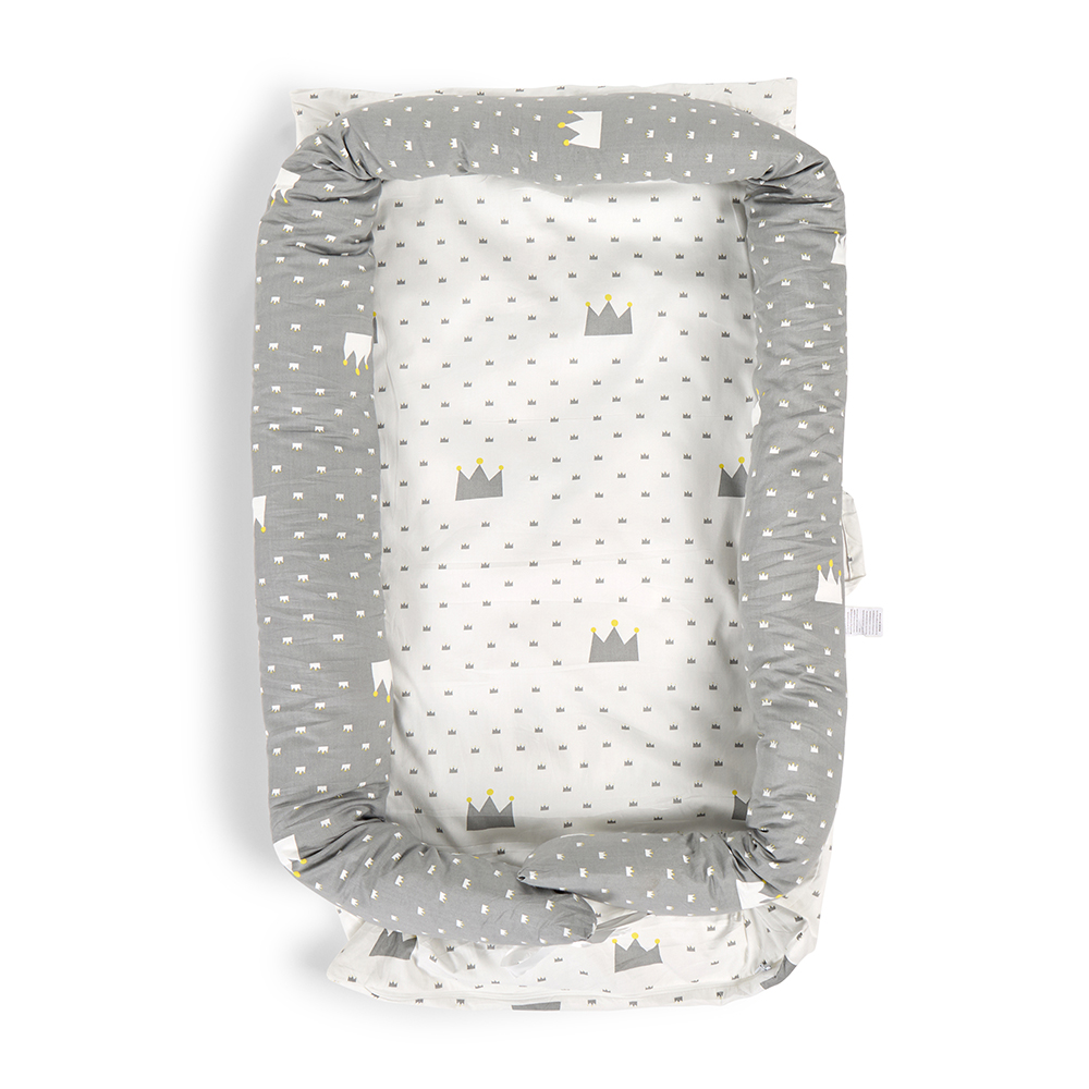 Bumble & Bird Portable Baby Nest & Lounger with Pillow Crown