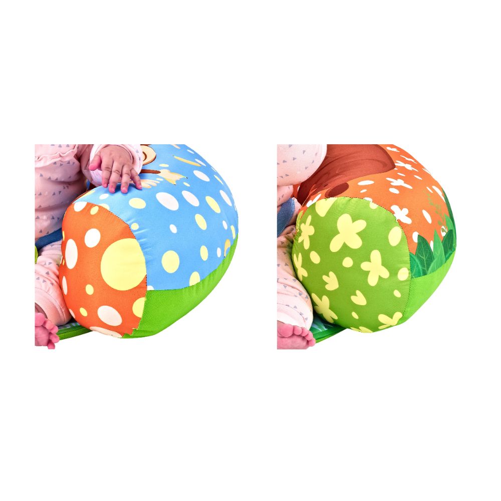 Little Angel Baby Sofa Support Seat For Sitting Practice - Orange