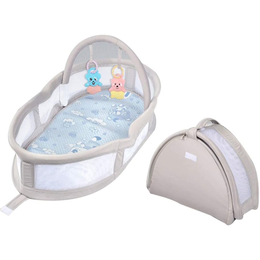 Little Angel Baby Sleeping Bed And Bassinet Grey