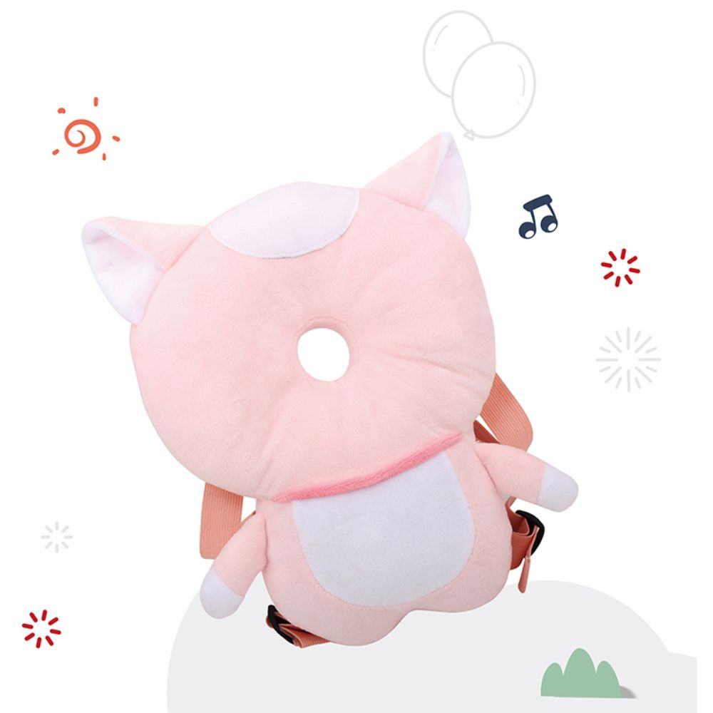 Little Angel Baby Head Support Pillow Cushion For Safety - Pink