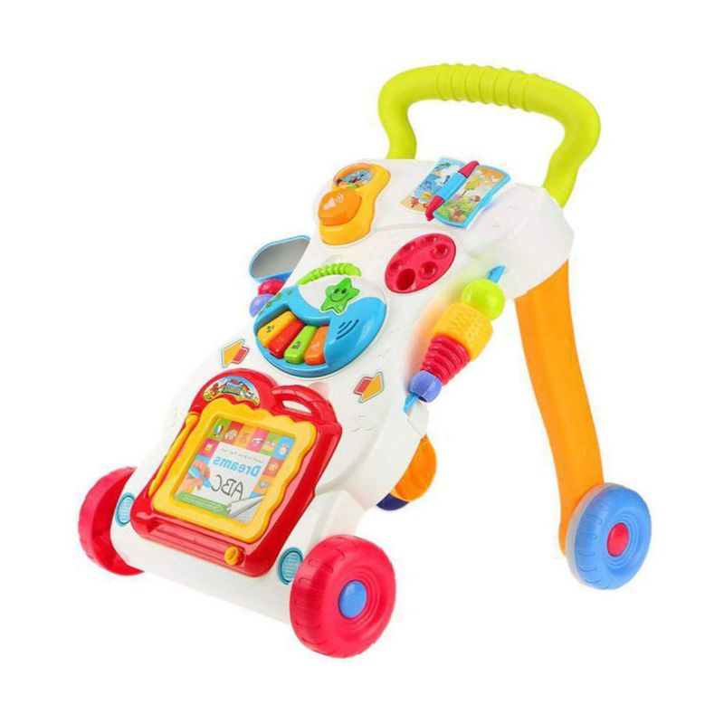 Huanger - Baby Walker Push Activity Learning Toy - White
