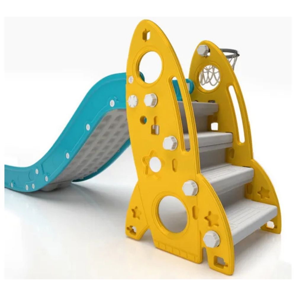 Little Angel Kids Slide, Swing, Basketball, And Football