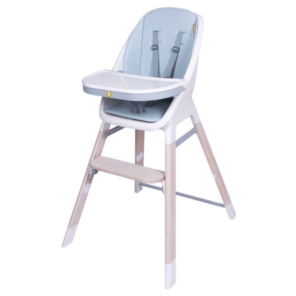 Koo-di - Tiny Taster 3-In1 Wooden Highchair - Spring Water