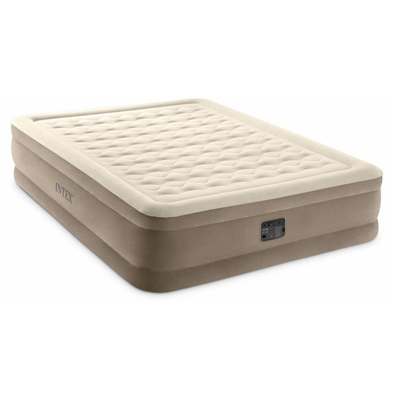 انتكس - سرير هوائي ألترا بلش بألياف فايبر-تيك ومنفاخ مدمج - حجم كوين