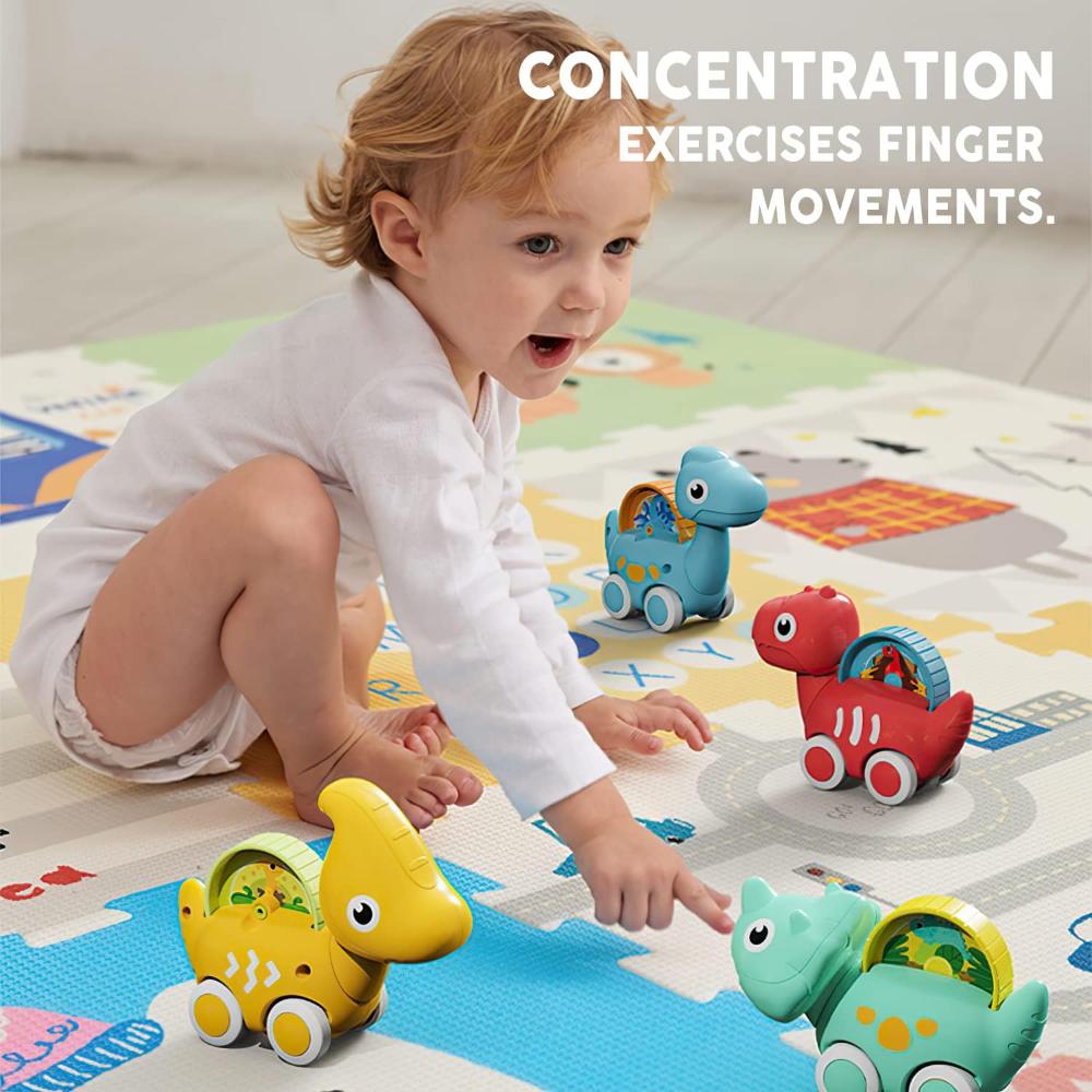 Huanger - Triceratops Toy Car - Green