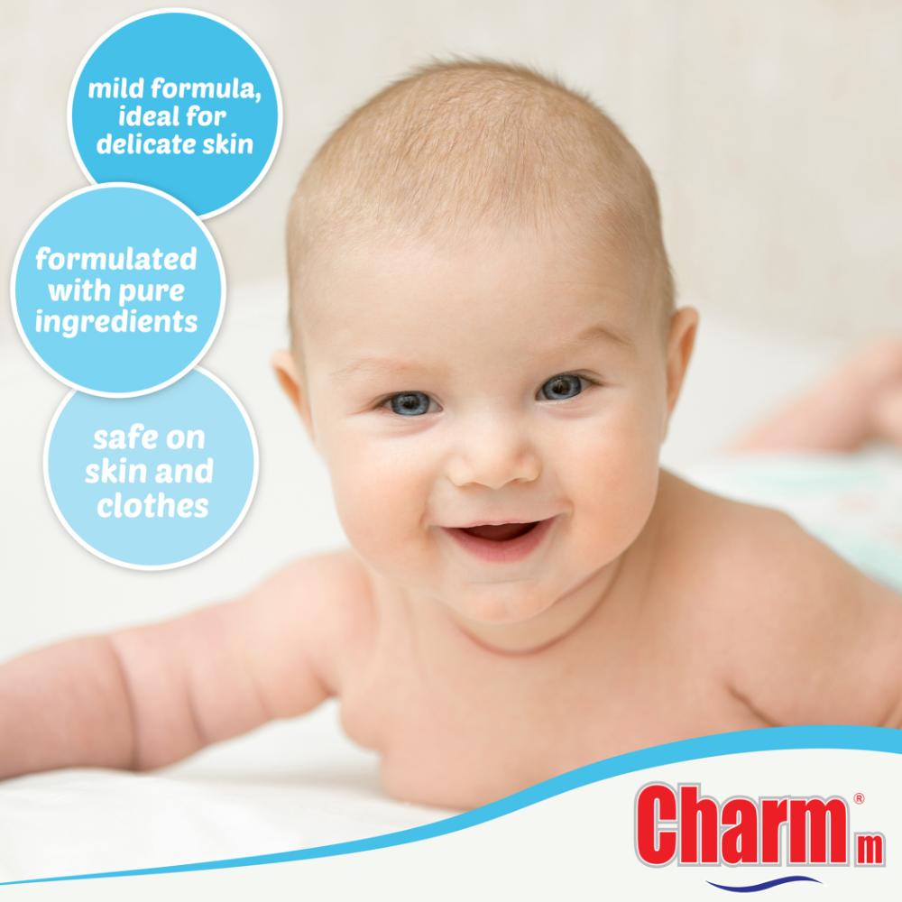 Charmm - Sensitive Laundry Liquid For Babies Laundry 1L - Pack of 2