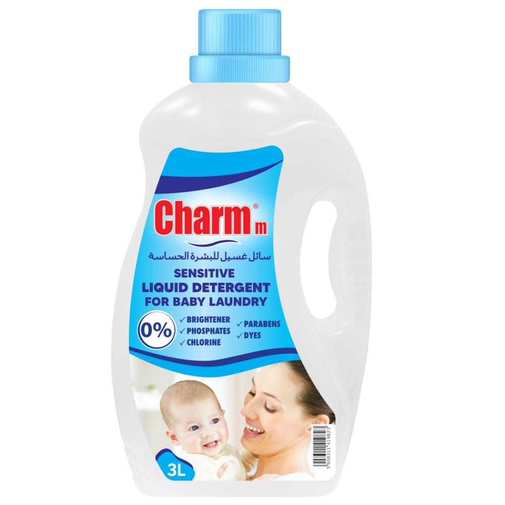 Charmm - Sensitive Laundry Liquid For Babies Laundry 3L