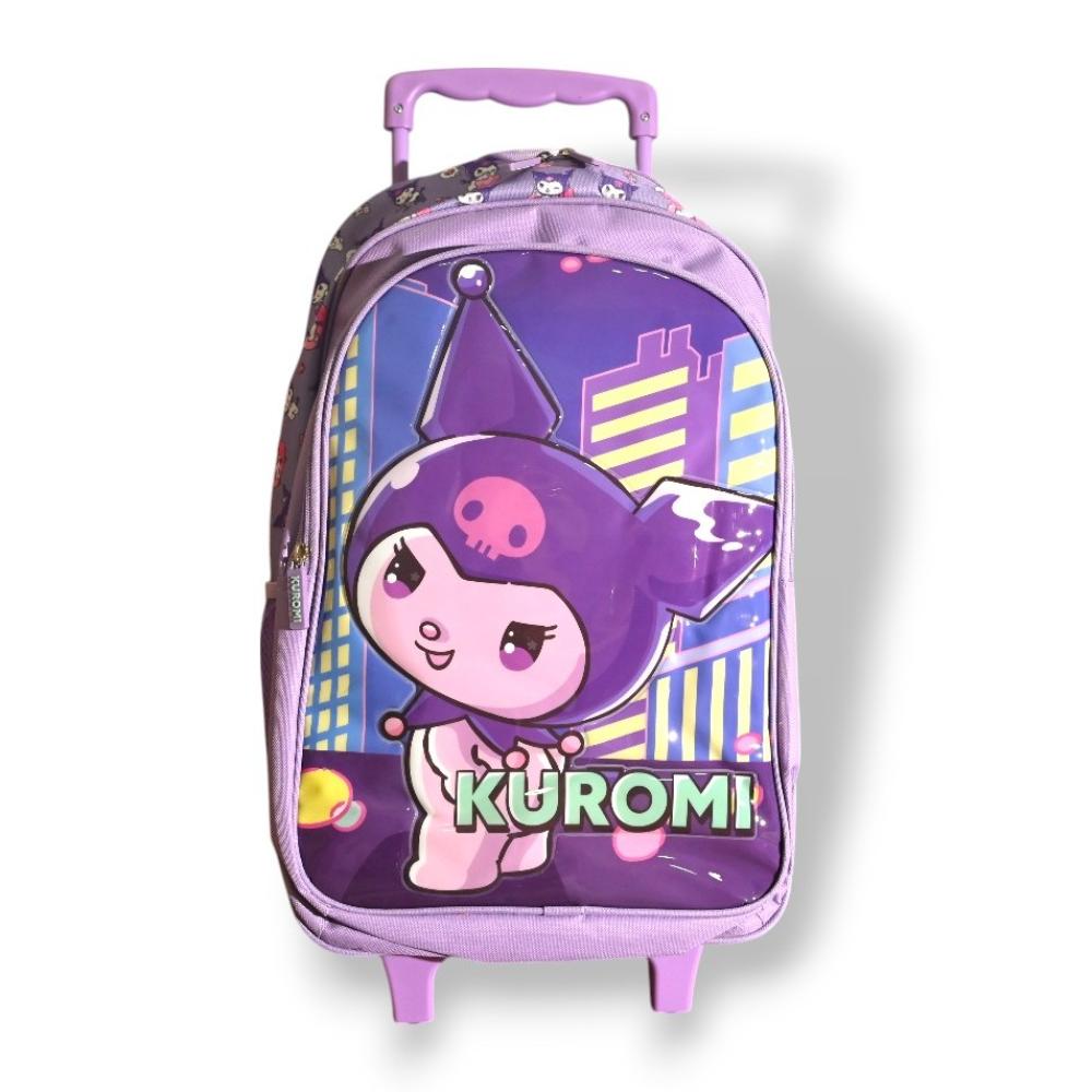 Hollywood Magic - Kuromi 5-In-1 Trolleybag With Lunchbag, Pencilcase, Lunchbox And Water Bottle
