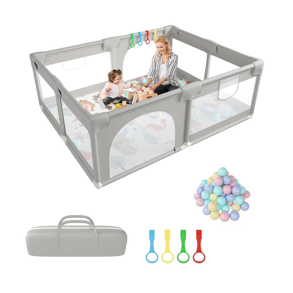 HOCC Extra Large Baby Playpen With Ocean Balls - 50pcs