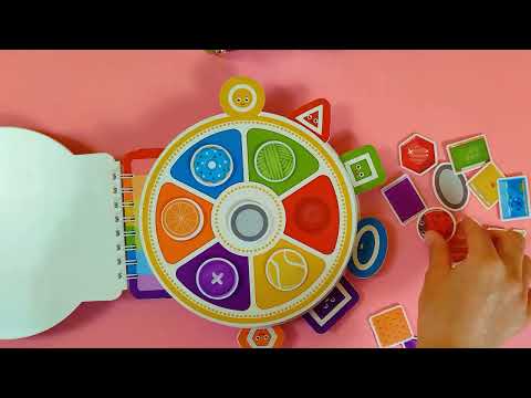 كتاب الأشكال والألوان التعليمي