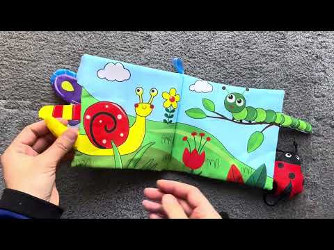 كتاب قماشي كبير عن حيوانات الغابة