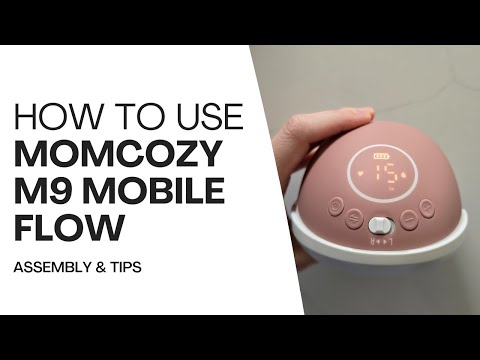 Momcozy M9 Hands Free Breast Pump - Cozy Red - Pack of 2 - 24 mm