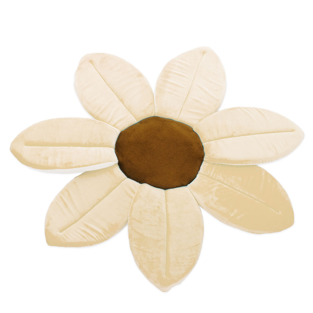 بامبل & بيرد - حصيرة زهرة  حمام النحل والطيور - أبيض