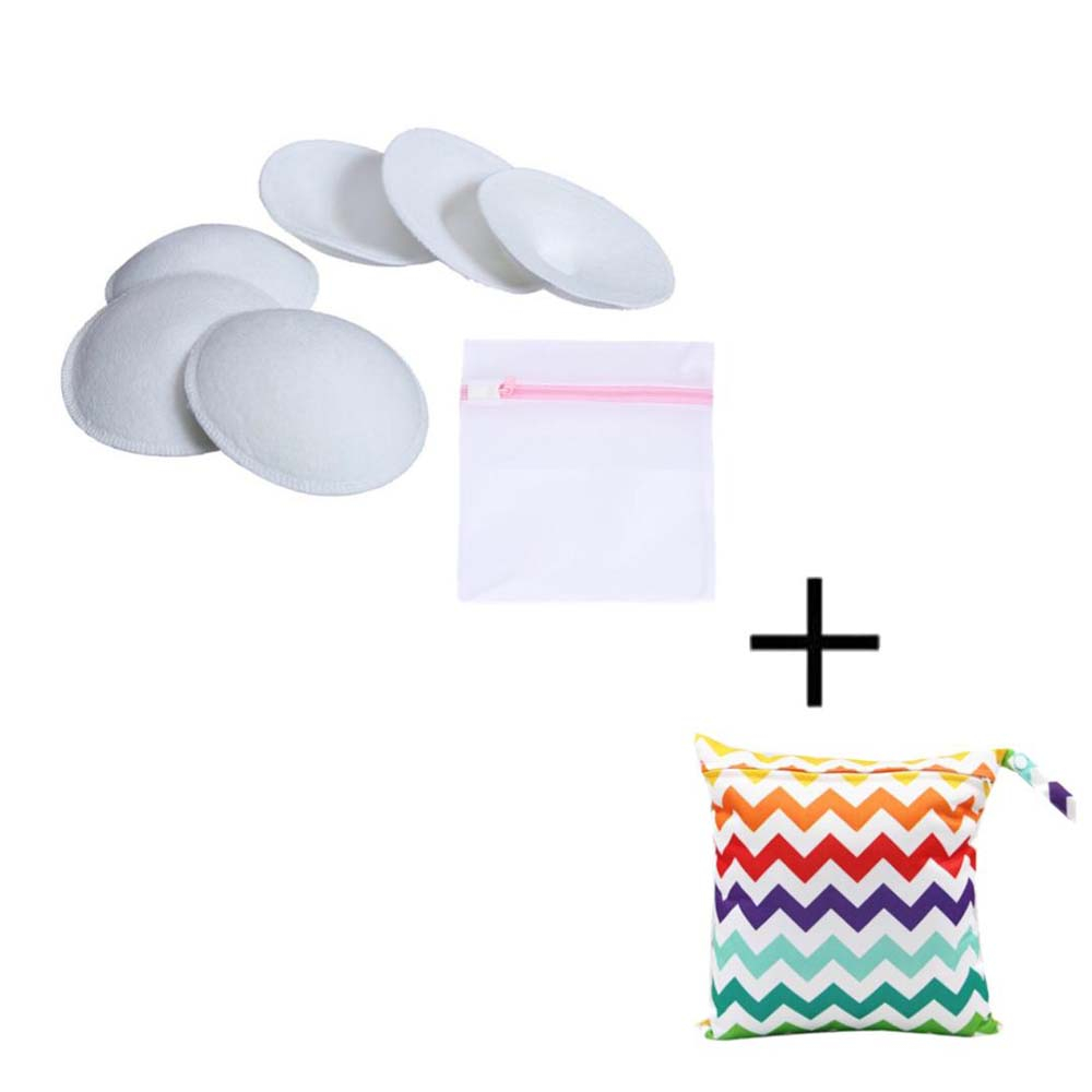 Pikkaboo - 6 Pcs Breast Pads + Laundry Bag & Storage Bag