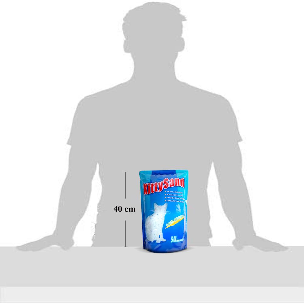 كيتي ساند - رمل سيليكا كريستال للقطط، ٥ لتر
