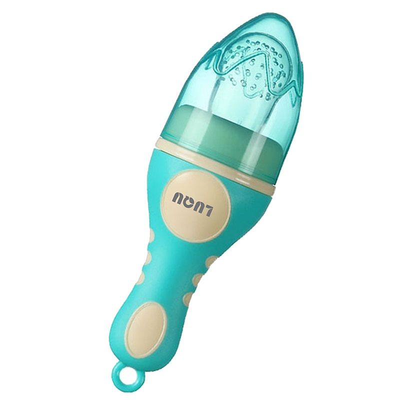 لوكو - أداة إطعام الرضيع سيليكون - أزرق