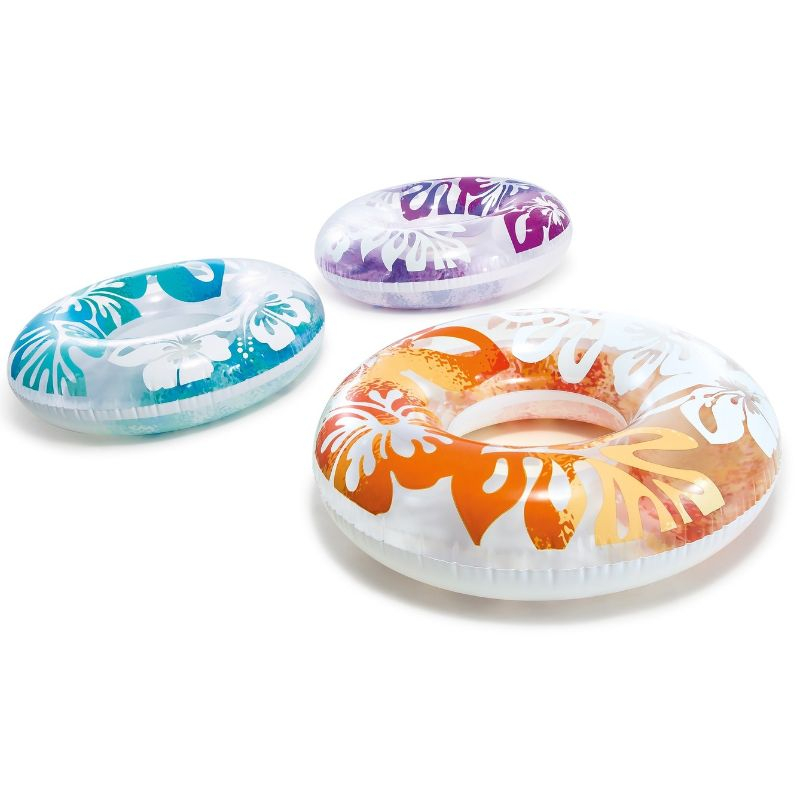 انتكس - عوامة سباحة دائرية قابلة للنفخ - 91 سم - عدد 1 - متنوع