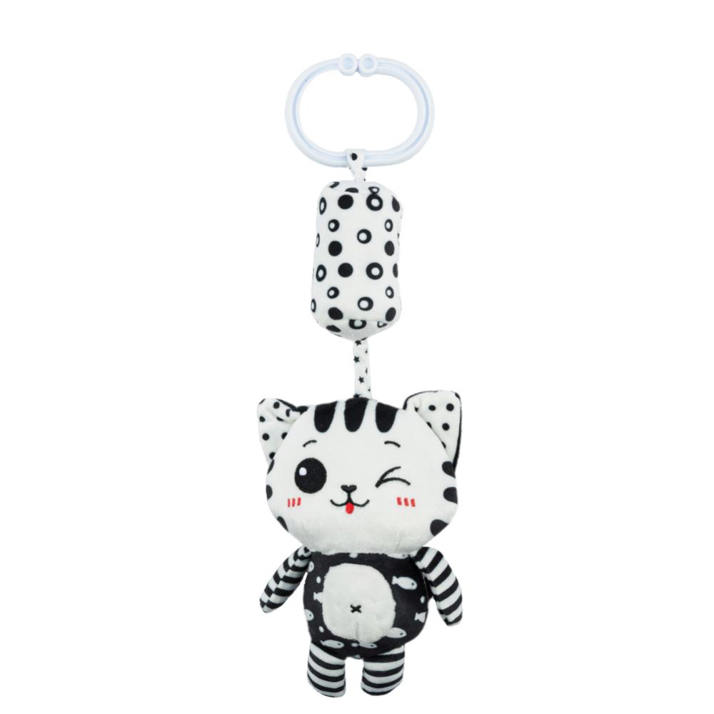 Little Angel Baby Toys Hanging Rattle Soft Toy - Owl/Cat/Dog