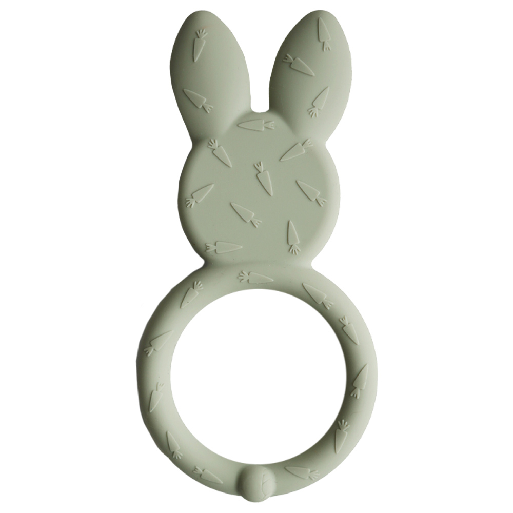 Mushie - Teether Bunny - Sage