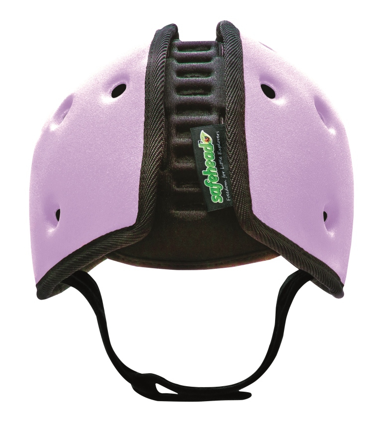 SafeheadBABY - Soft Protective Headgear - Ladybird Purple