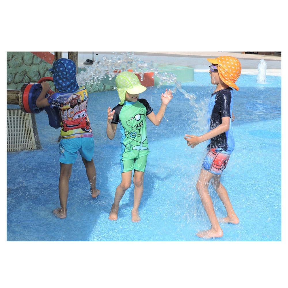 SafeheadBABY - JONA Summer Fun Splash Cap - Green