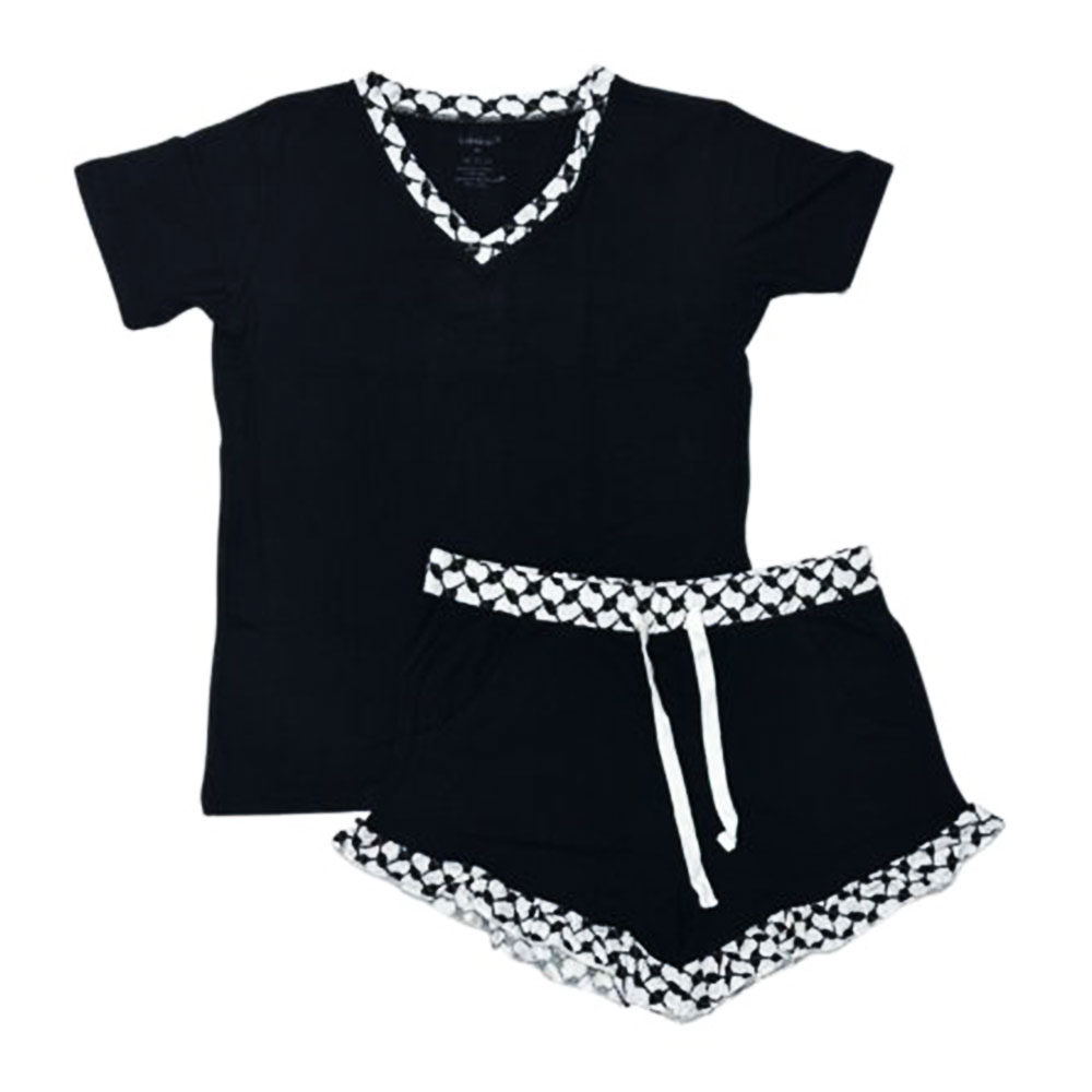 لولاباي - ملابس نوم شورت للنساء - كوفية