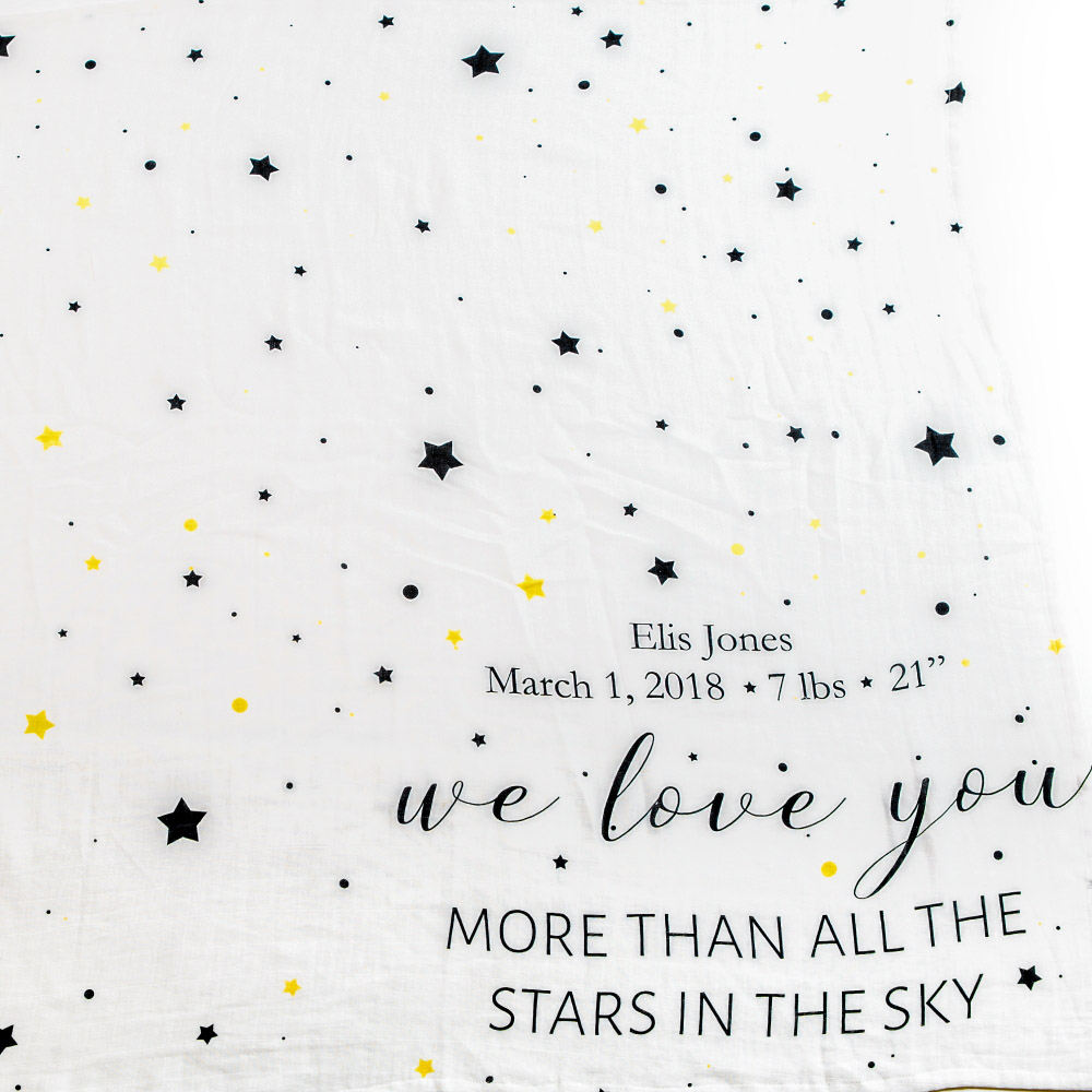 ليتل ويست ستريت قماط قابل للتخصيص - لوف يو 