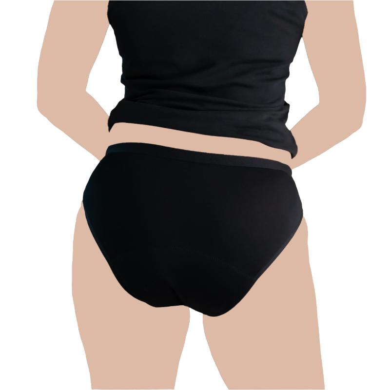 صحارى - بكيني سباحة للدورة الشهرية - امتصاص متوسط - أسود