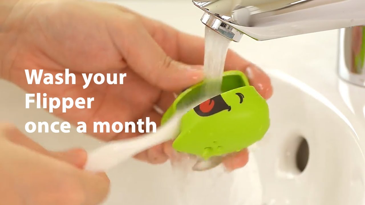 ماركة فليبر - حامل فرشاة الأسنان 2في1 - الضاحك