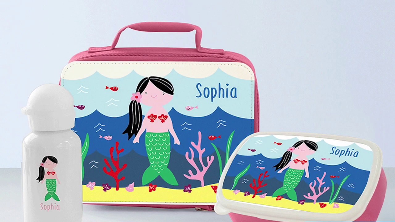 Essmak - Personalized Lunch Pack - Flamingo - 3-Pc Set