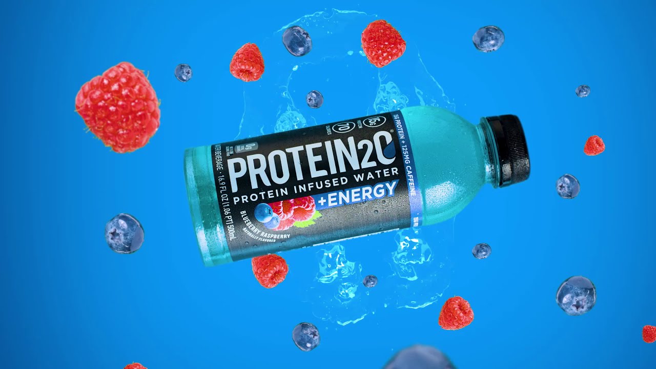 Protein2O - Protein Infused Water - Blueberry Raspberry - 500ml
