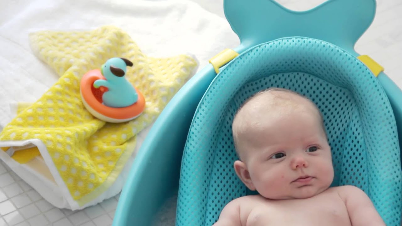 سكيبهوب - حوض استحمام موبي مع حمالة - 3 مراحل