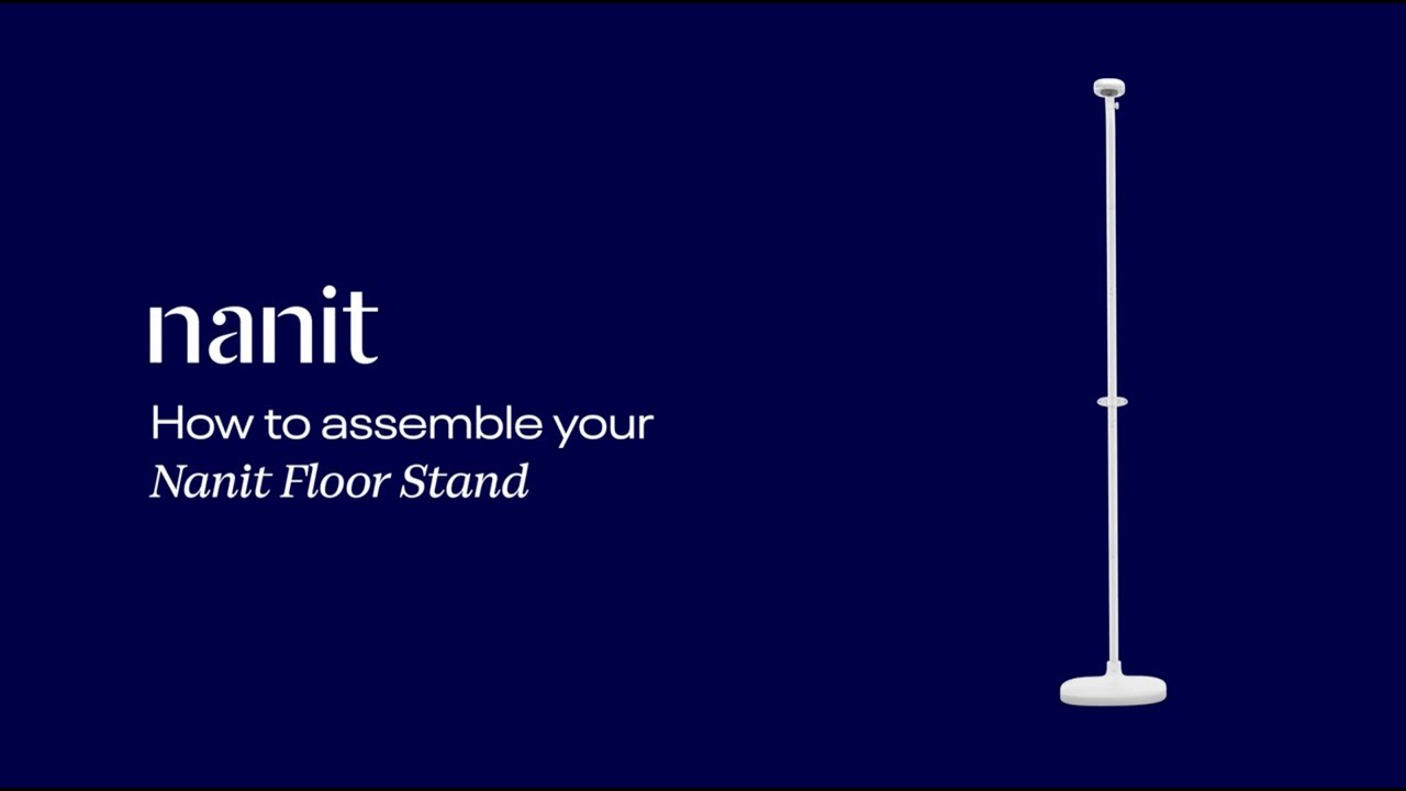 نانيت - حامل أرضي برو بديل فقط - أبيض