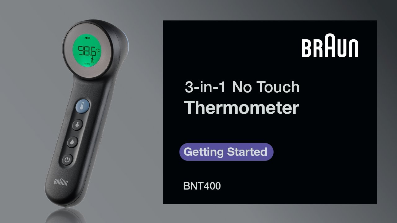 Braun BNT 400 No Touch + Touch Thermometer - White
