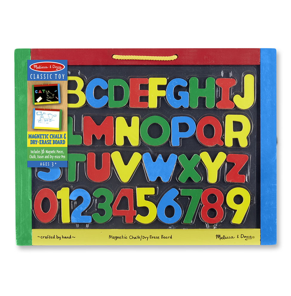 Melissa & Doug Magnetic Chalkboard/Dry-Erase Board