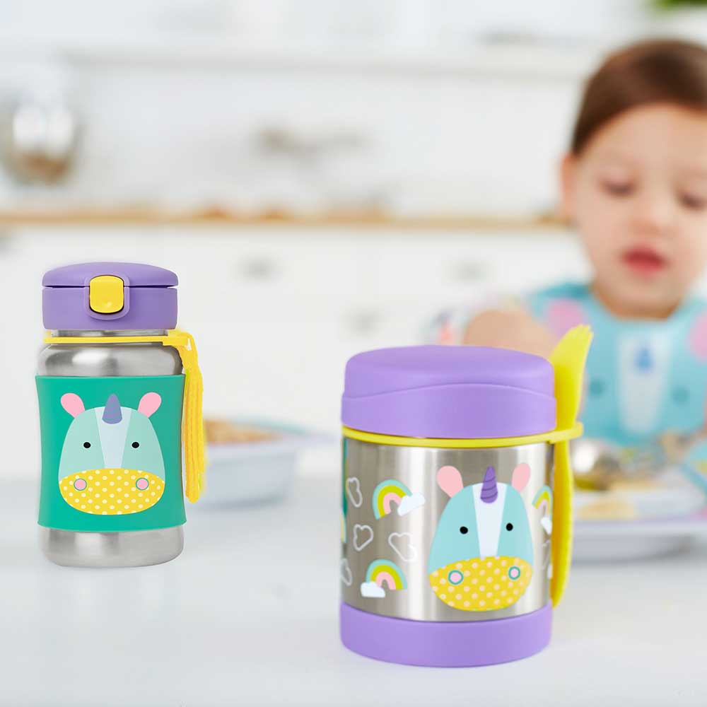 زمزمية سكيب هوب زوو المصنوعة ستانلس ستيل - يونيكورن - 350 مل