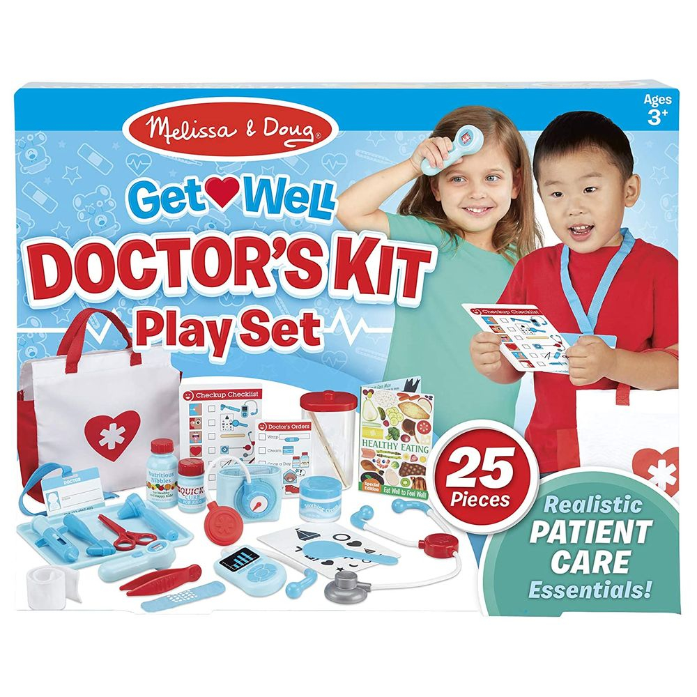 Melissa & Doug Get Well Doctor's Kit Play Set - 25 pcs