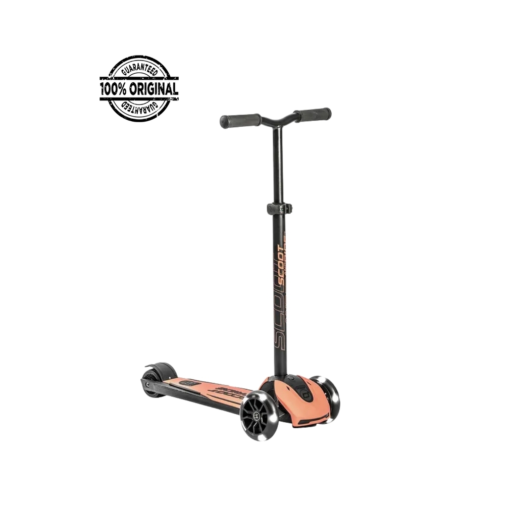 Scoot & Ride Highwaykick 5 LED Scooter – Peach
