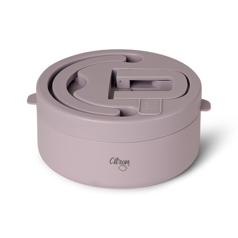 سيترون - حافظة طعام مع فواصل - 400 مل - بنفسجي