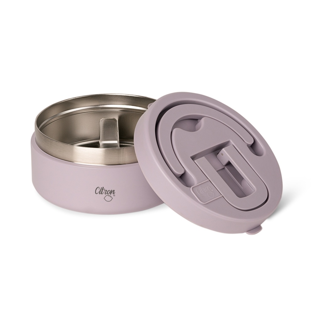 سيترون - حافظة طعام مع فواصل - 400 مل - بنفسجي