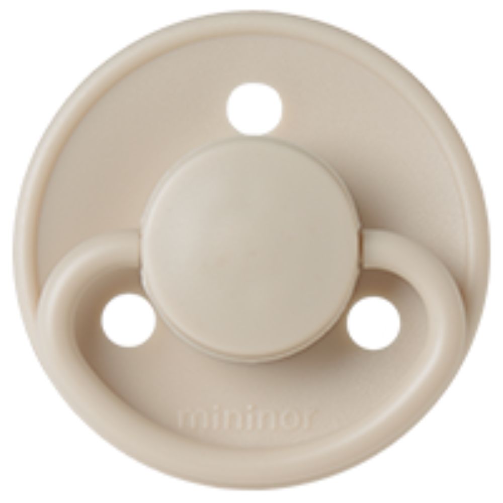 Mininor - Round Pacifier Silicone - 6M+ - Little Lamb