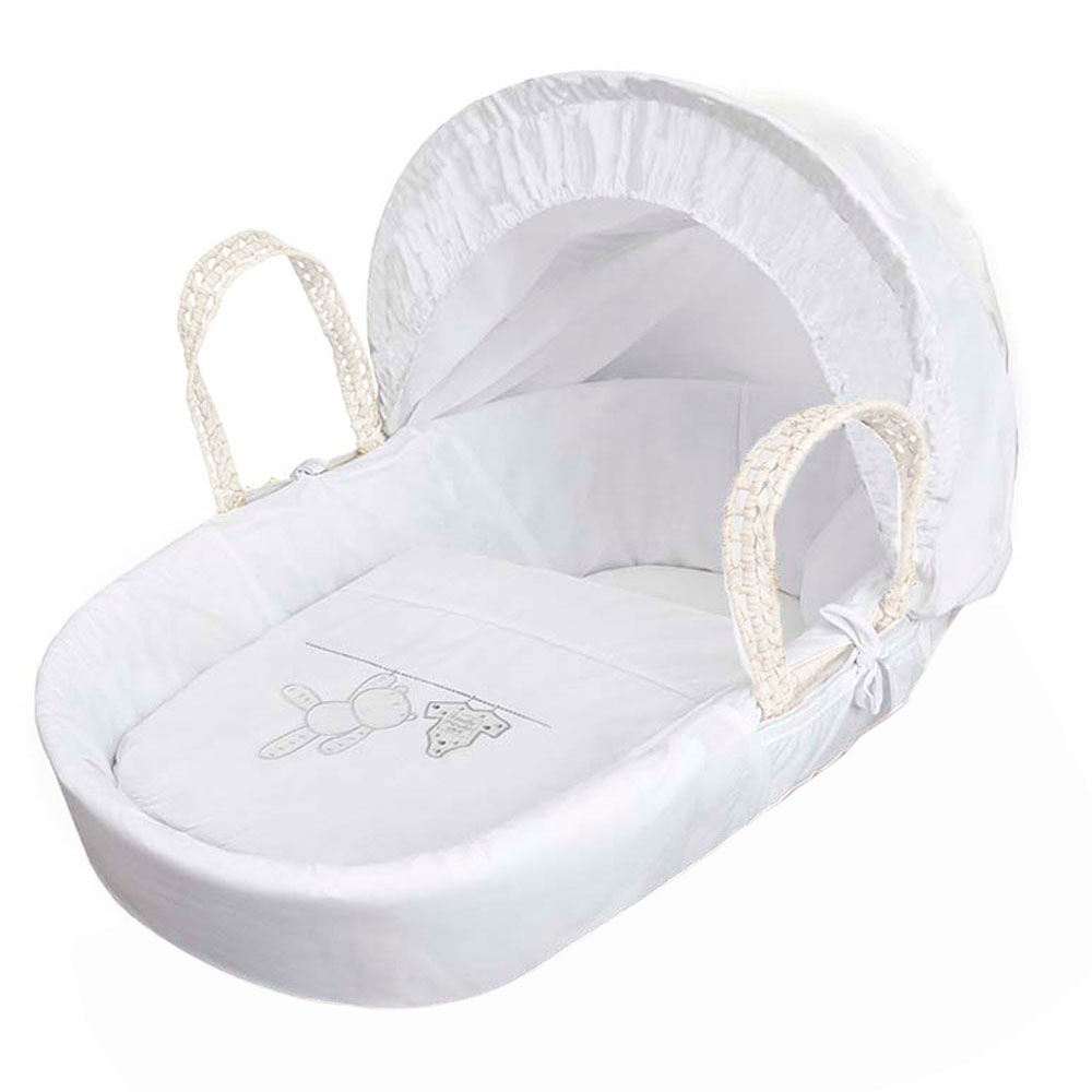 Kinder Valley Teddy Washday Moses Basket Bedding Set Only