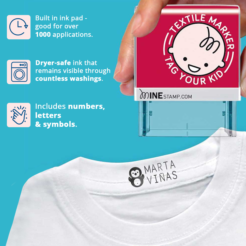 Mine Stamp - Clothes & Books Stamp