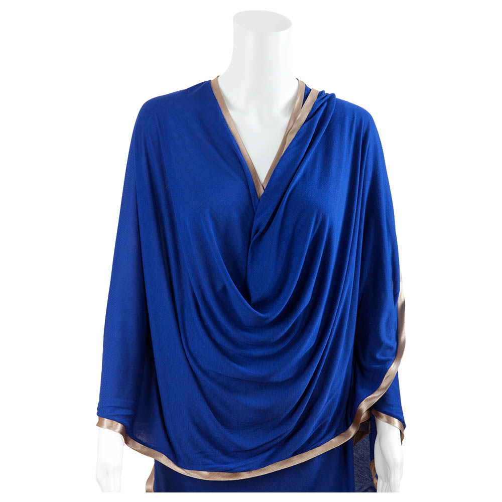 Bebitza - Modal Nursing Cover - Cobalt Blue