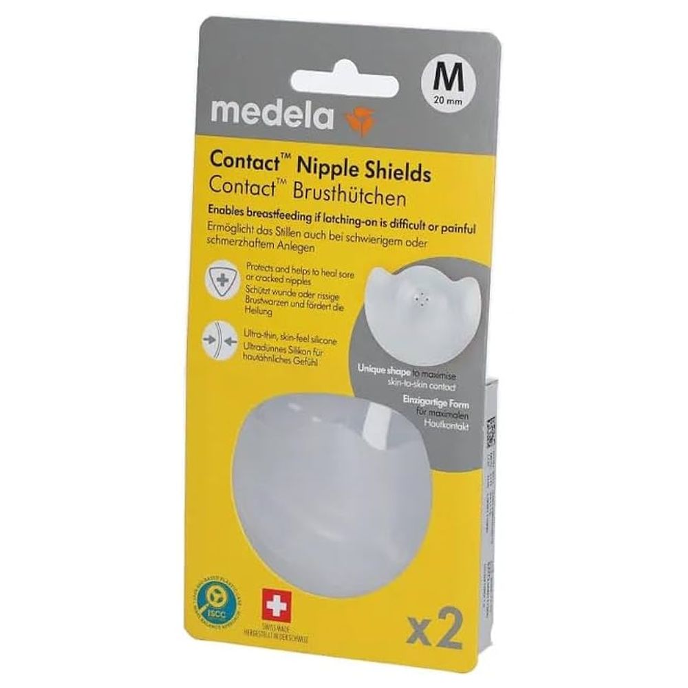 Medela - Contact Nipple Shields 20mm - Medium - 2pcs