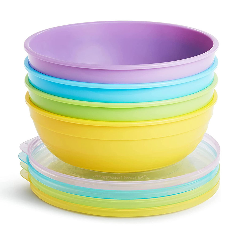 Munchkin Love-A-Bowls Feeding Set 10pcs - Multicolor