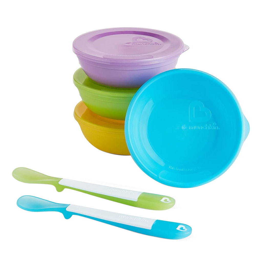 Munchkin Love-A-Bowls Feeding Set 10pcs - Multicolor