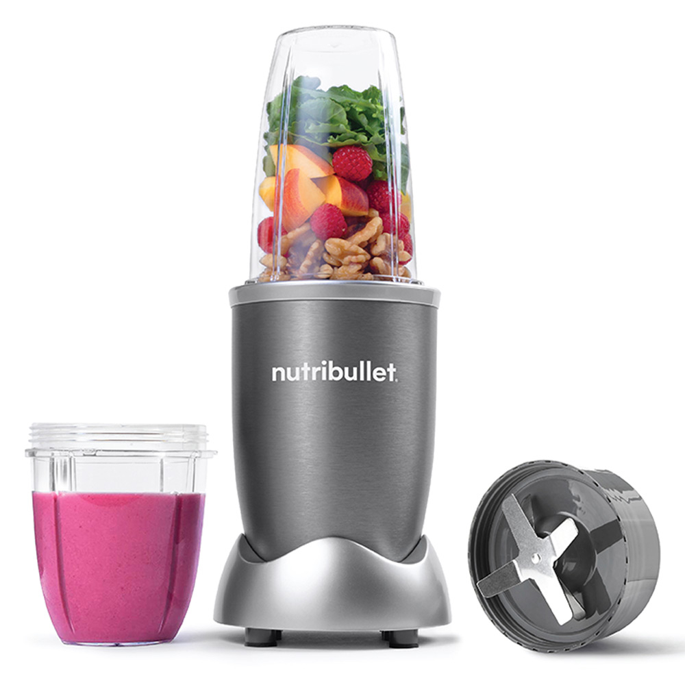 Nutribullet - High Speed Blender 600 Watts With Accessories - Grey