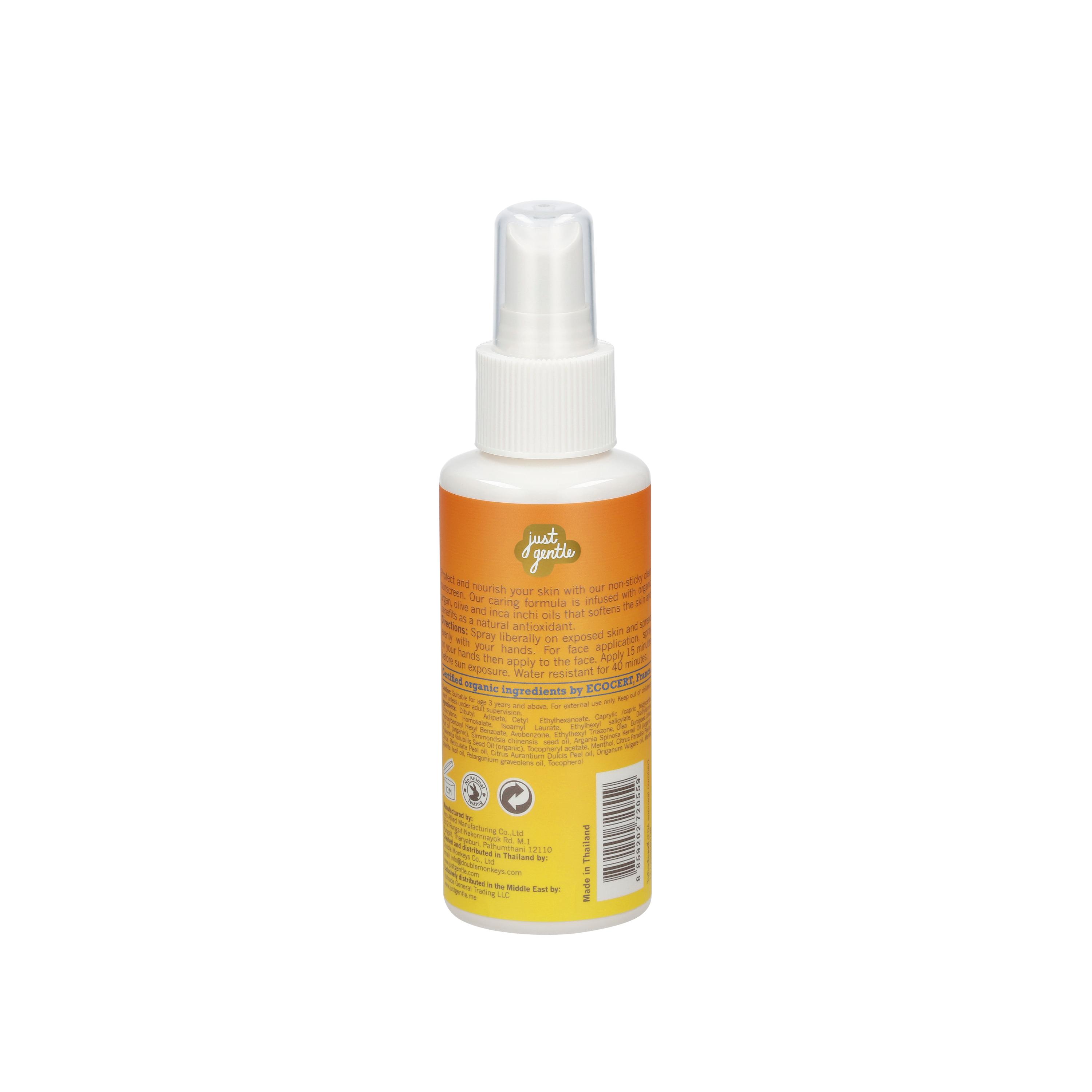 Just Gentle - Kids Clear Spray SPF 50 PA+++ Reef Safe Sunscreen