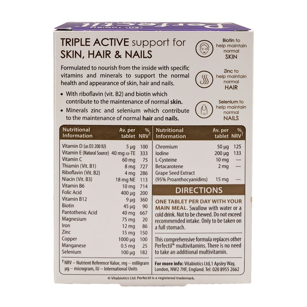 Vitabiotics - Perfectil Original Triple Active 90 Tablets